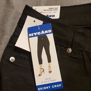 Skinny Crop Black Jeans
